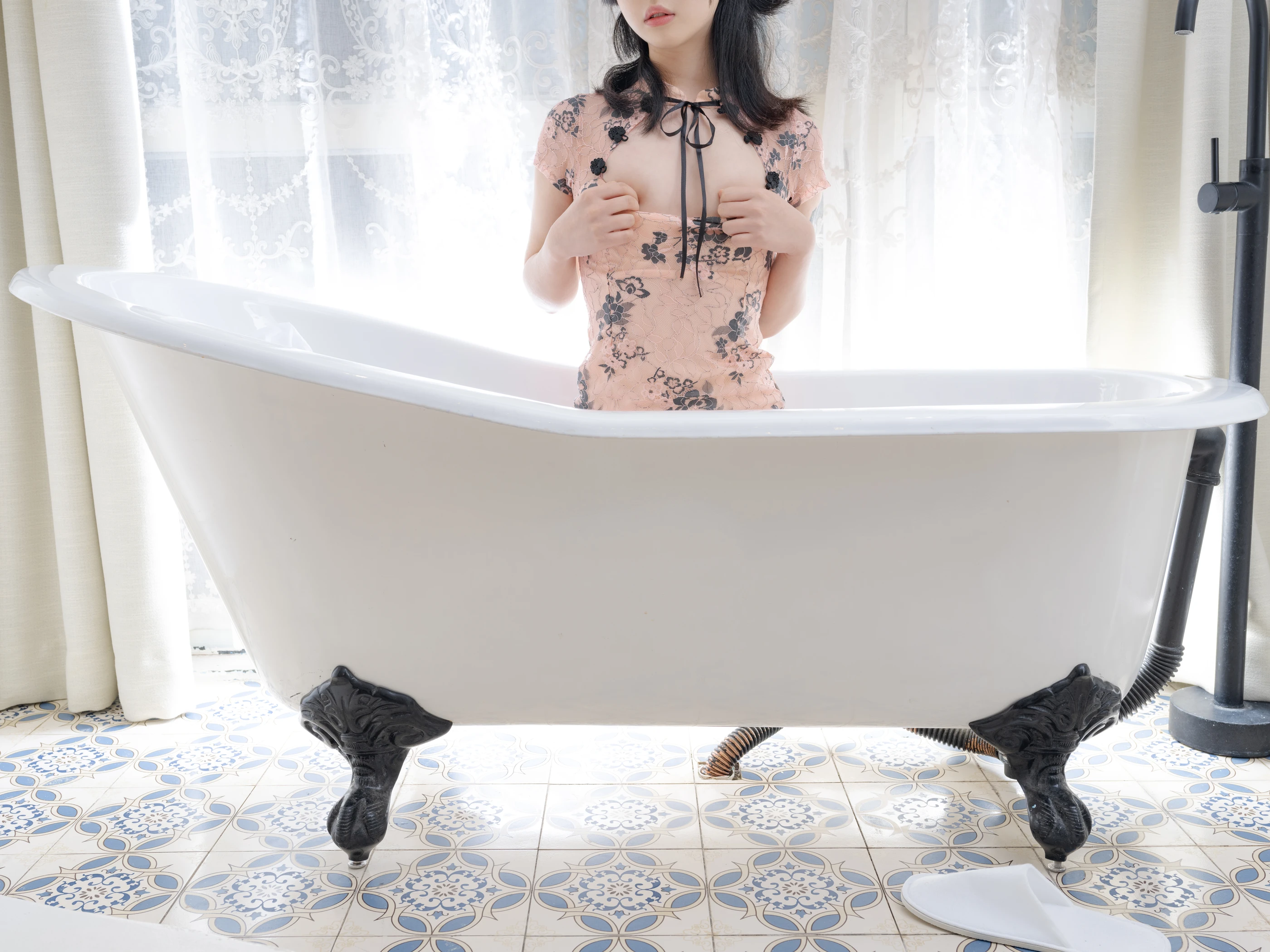 森萝财团 月下006 小夜 白丝 15D 超薄 [98P 1V]插图6